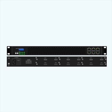 12-kanal HD / 4K kodlovchi H.264 / H.265 HEVC Live Ip oqimlari